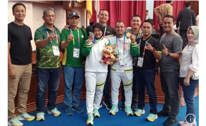 Syah Rudin Menang Medali Emas di Kelas Under 80 kg Para-Taekwondo Peparnas 2024 di Solo