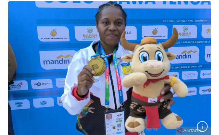 Alfonsina Ondi Raih Emas di Peparnas 2024