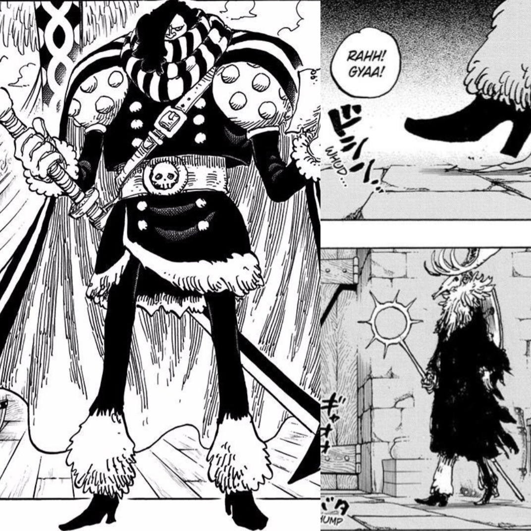 Anak buah Hajrudin di cover One Piece 898 dalang penculikan kru Topi Jerami. (Shueisha/Eiichiro Oda)