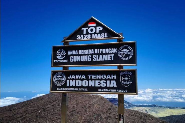 Gunung Slamet. (RADAR SEMARANG)