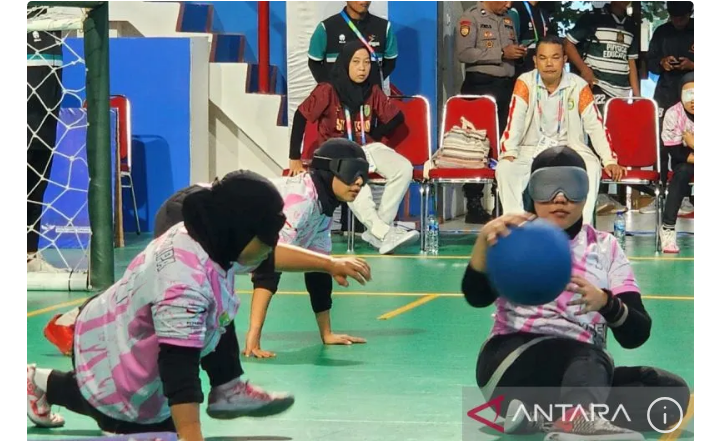 Tim Goalball Putri Sumatera Selatan Sabet Emas di Peparnas Solo (ANTARA)