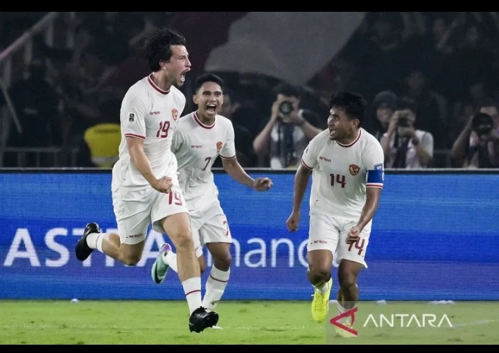 Timnas Indonesia kalah dari China (ANTARA)