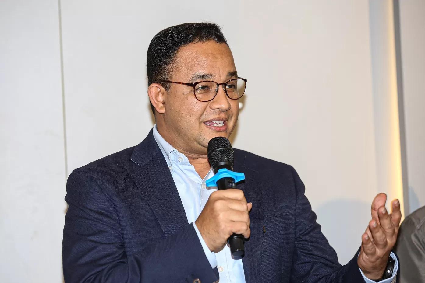 Kedatangan cak Imin di kertanegara tuai banyak sorotan, termasuk mantan gubernur DKI Jakarta sekaligus pasangan capres pada pemilu lalu, Anies Baswedan. (Jawa Pos)