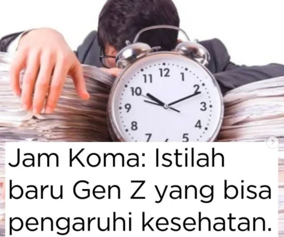 Jam Koma. (INSTAGRAM)