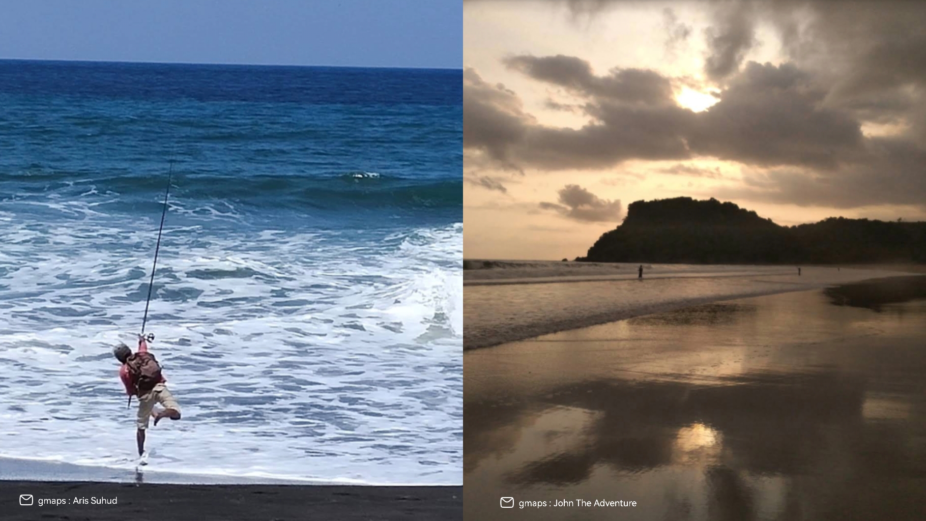 Sederet aktivitas seru bisa dilakukan seperti memancing dan menikmati sunset/foto : gmaps