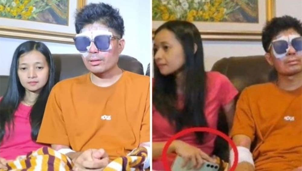 agus salim yang dikabarkan bisa melihat kembali usai sempat divonis tidak bisa melihat atau buta total (Istimewa)