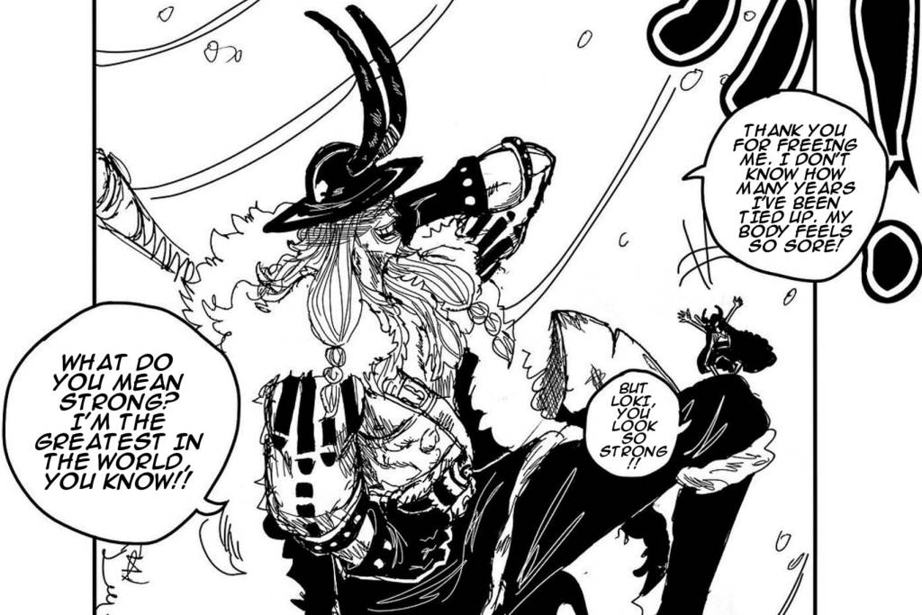 Preview Komik One Piece 1131: Luffy yang bertemu Pangeran Loki di Elbaph akan...? (Ilustrasi Natalardo)