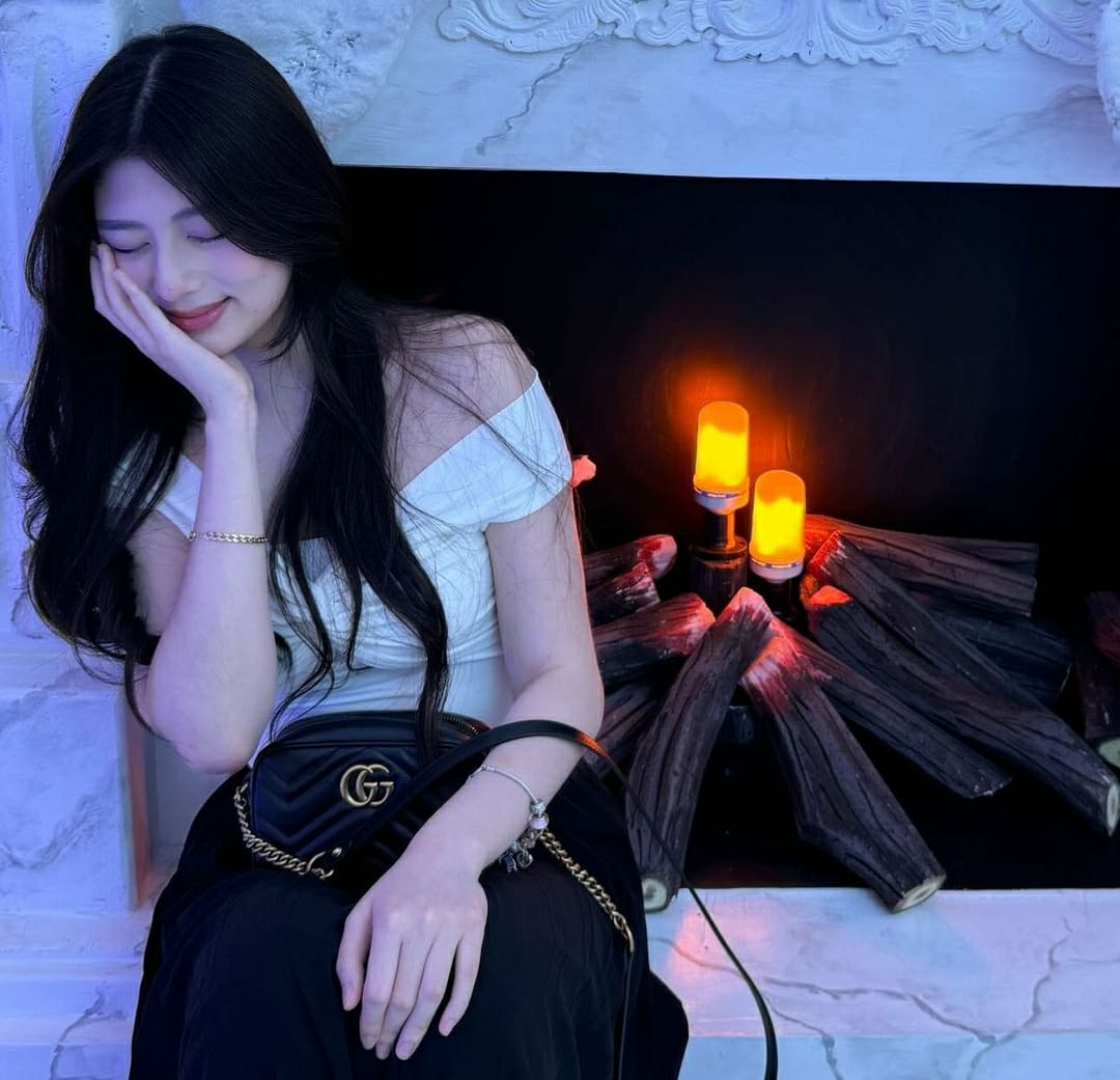 Lydia Onic terlihat santi meski diterpa isu beredarnya link video viral 12 menit 13 detik yang disebut mirip dengannya. (INSTAGRAM)
