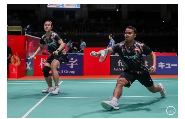 Pasangan ganda campuran Indonesia, Rehan Naufal Kusharjanto/Lisa Ayu Kusumawati (Antara)
