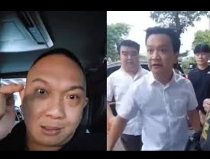 Jhon LBF yang tidak akan tinggal diam melihat  perilaku Ivan Sugianto pelaku paksaan murid SMK Gloria sujud sambil menggonggong. (istimewa)
