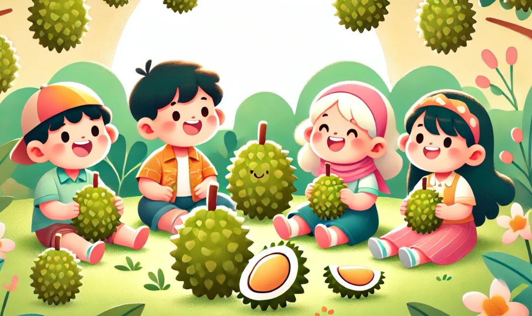 Generasi Durian. (ILUSTRASI AI-GENERATED/CHATGPT)