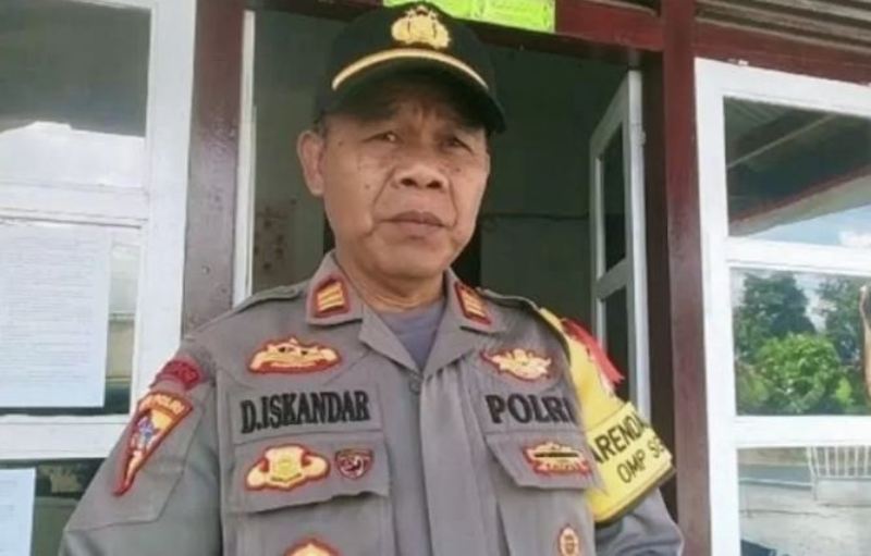 Kabag Ops AKP Dadang Iskandar pelaku penembakan terhadap Kasat Reskrim AKP Ryanto Ulil Anshar.