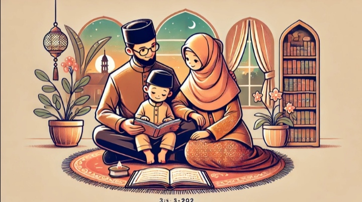 Ilustrasi tips parenting anak islami ala Gus Baha
