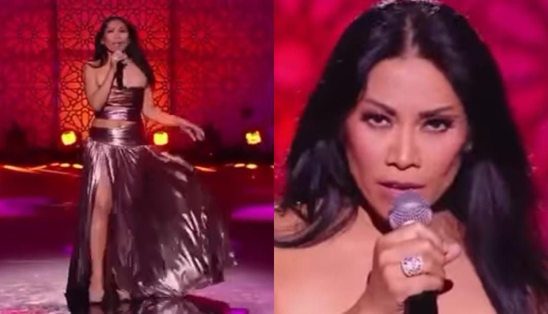 Anggun memukau dunia dengan debut bernyanyi dalam bahasa Arab di Maroko, membuktikan talenta tanpa batasnya di panggung internasional. (Ig @anggun_cipta)