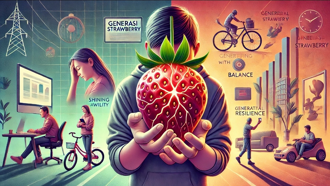 Rhenald Kasali berbagi tips agar anak tidak menjadi generasi strawberry.