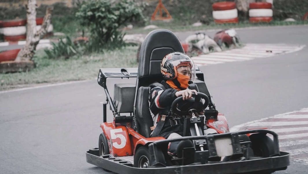 Gokart Kids Fun Jogja memang memikat. (Foto :ig @ernike_makeup)