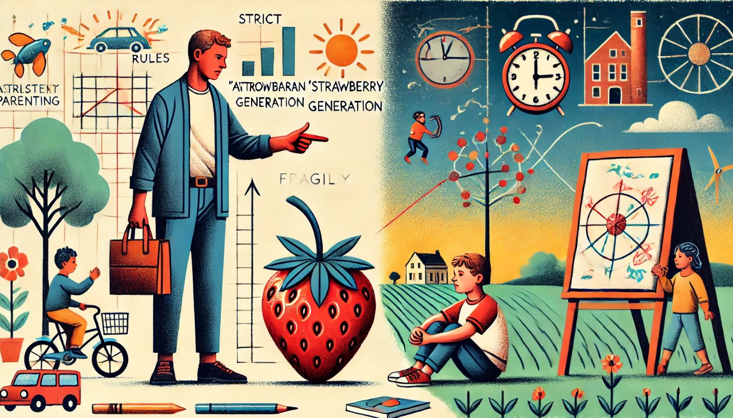 Authoritarian Parenting Style berpotensi besar mencetak generasi strawberry.