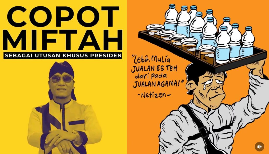 Petisi Gus Miftah ditandatangani lebih dari 17.000 usai viral olok-olok penjual es teh.