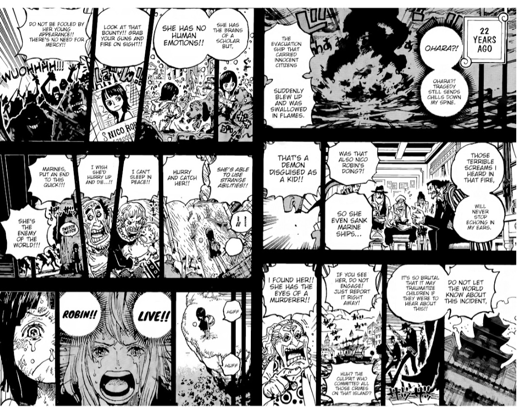 Masa kecil Robin setelah tragedi Ohara.