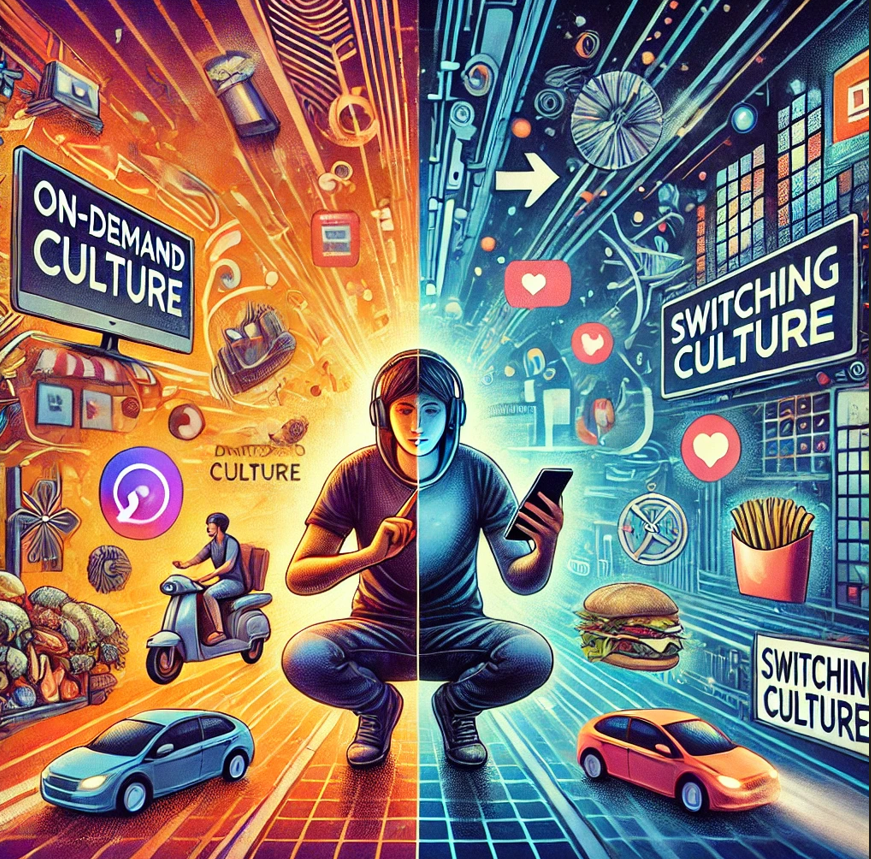 Ilustrasi On-Demand Culture