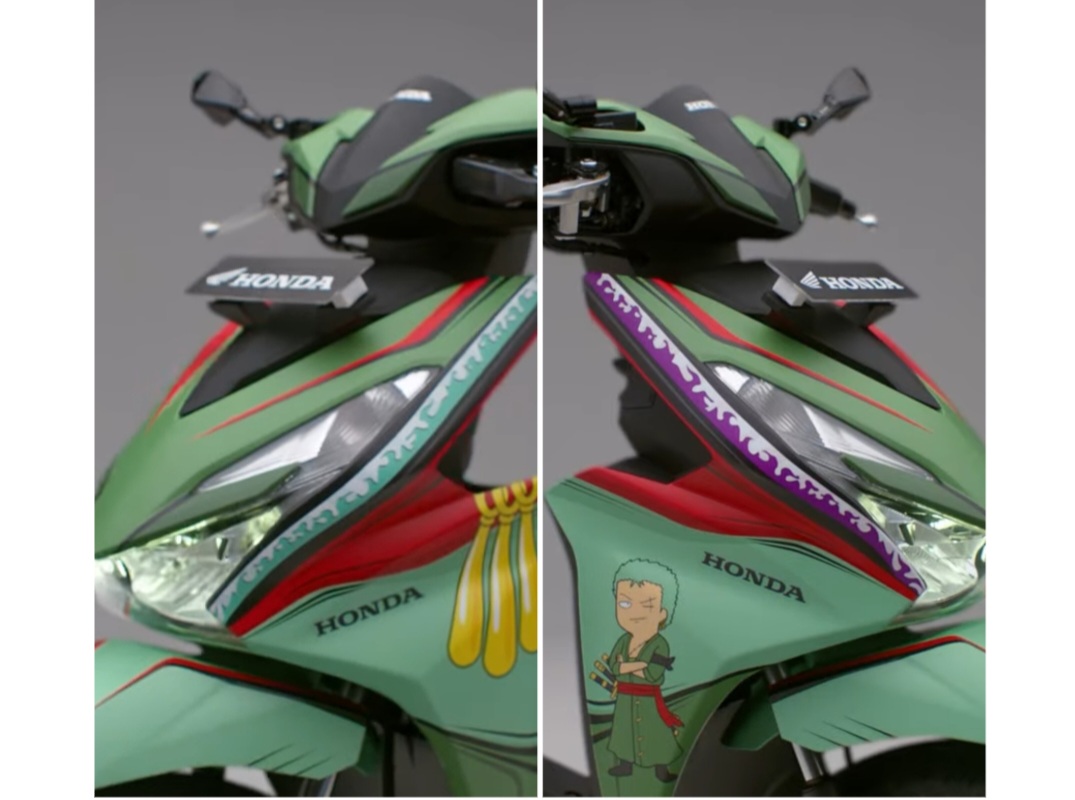 Cara memenangkan giveaway motor Honda BeAT One Piece edisi Zoro.