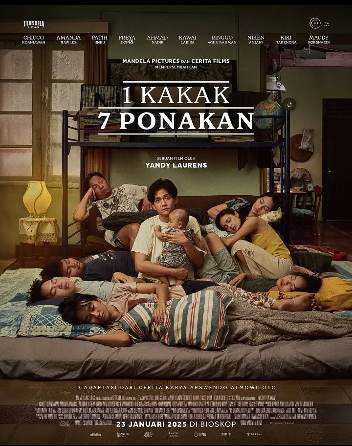 Nonton Film 1 Kakak 7 Ponakan Full Movie HD (Sumber foto : IG. @film_terbaru2024)