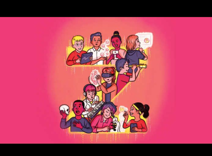 Ilustrasi generasi Z (Pinterest)
