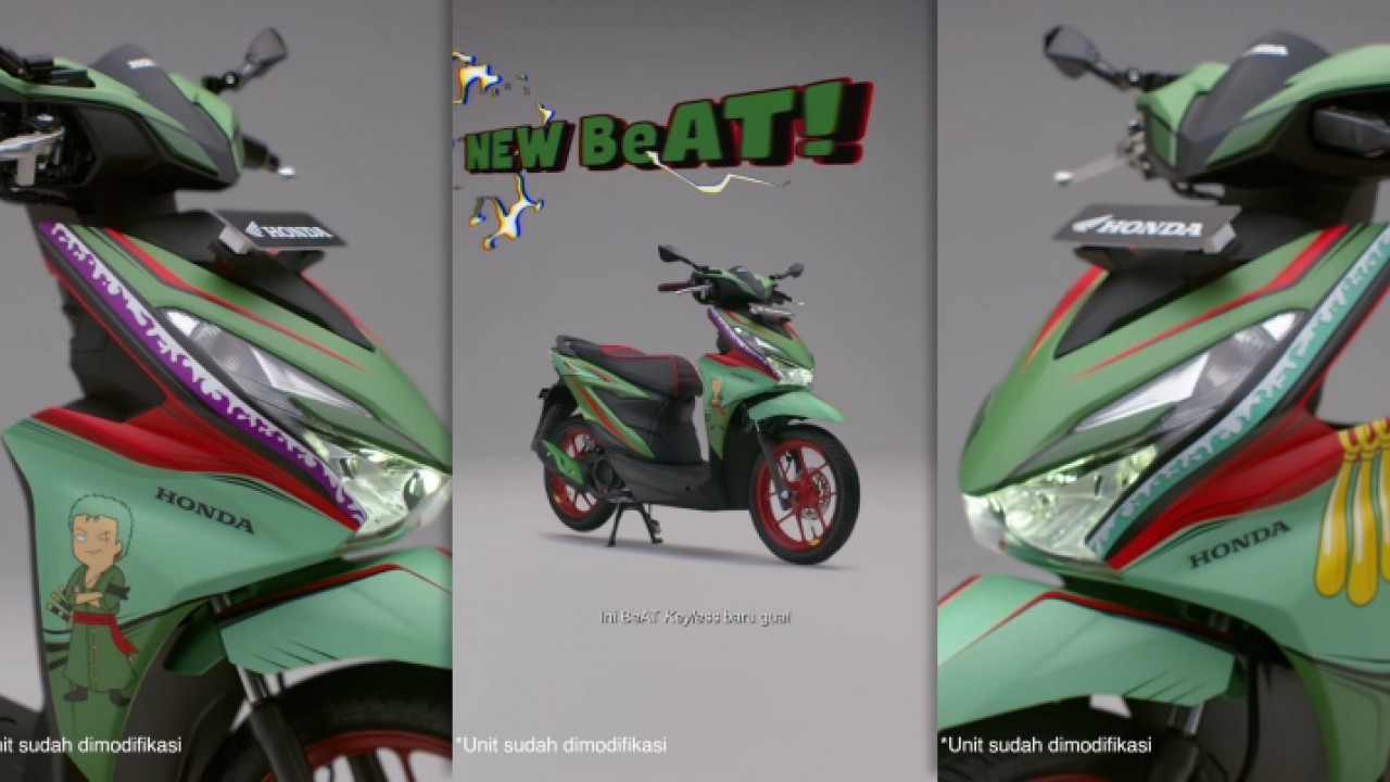 Berapa total unit Honda BeAT One Piece yang dijual oleh Astra Honda Motor?