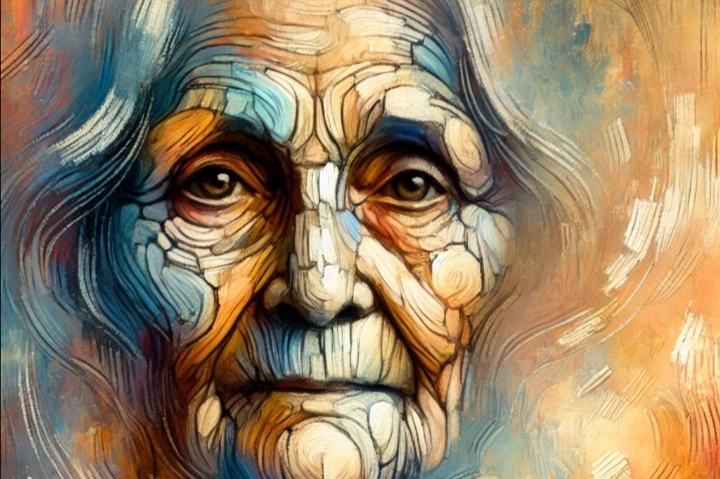 Ilustrasi wajah seorang ibu. Ada banyak puisi yang cocok untuk momen Hari Ibu Nasional 2024.