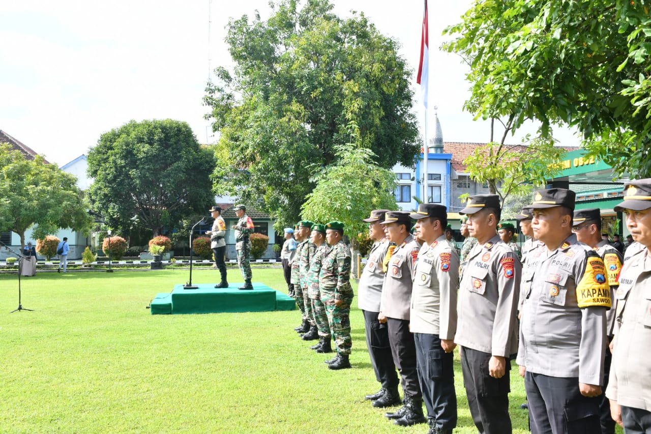 Apel pengamanan persiapan BRB 2024 PSHT Ponorogo.