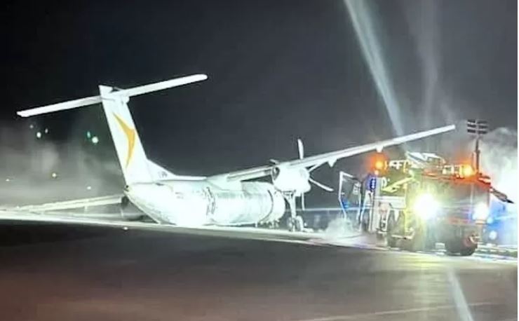 Pesawat Air Canada Express kecelakaan.