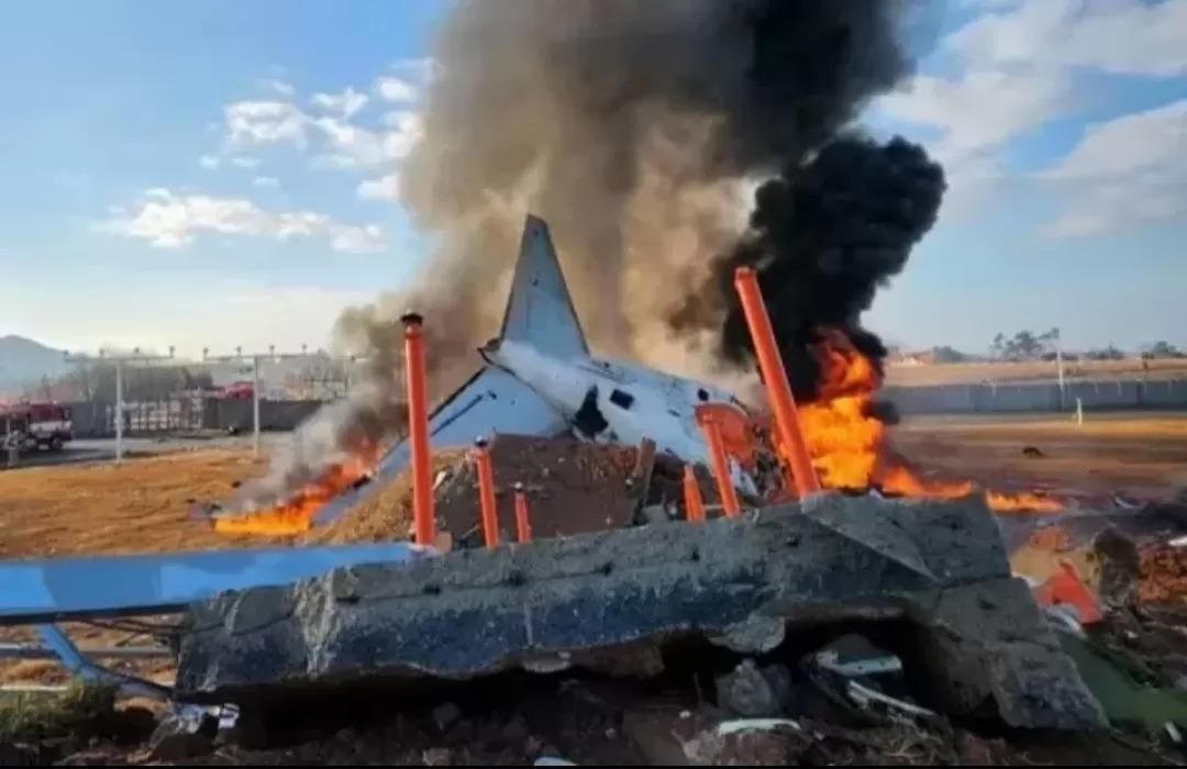 Tragedi Pesawat Jeju Air, dari 62 korban tewas, sebagian besar korban ditemukan di bagian ekor pesawat yang hancur di Bandara Muan.