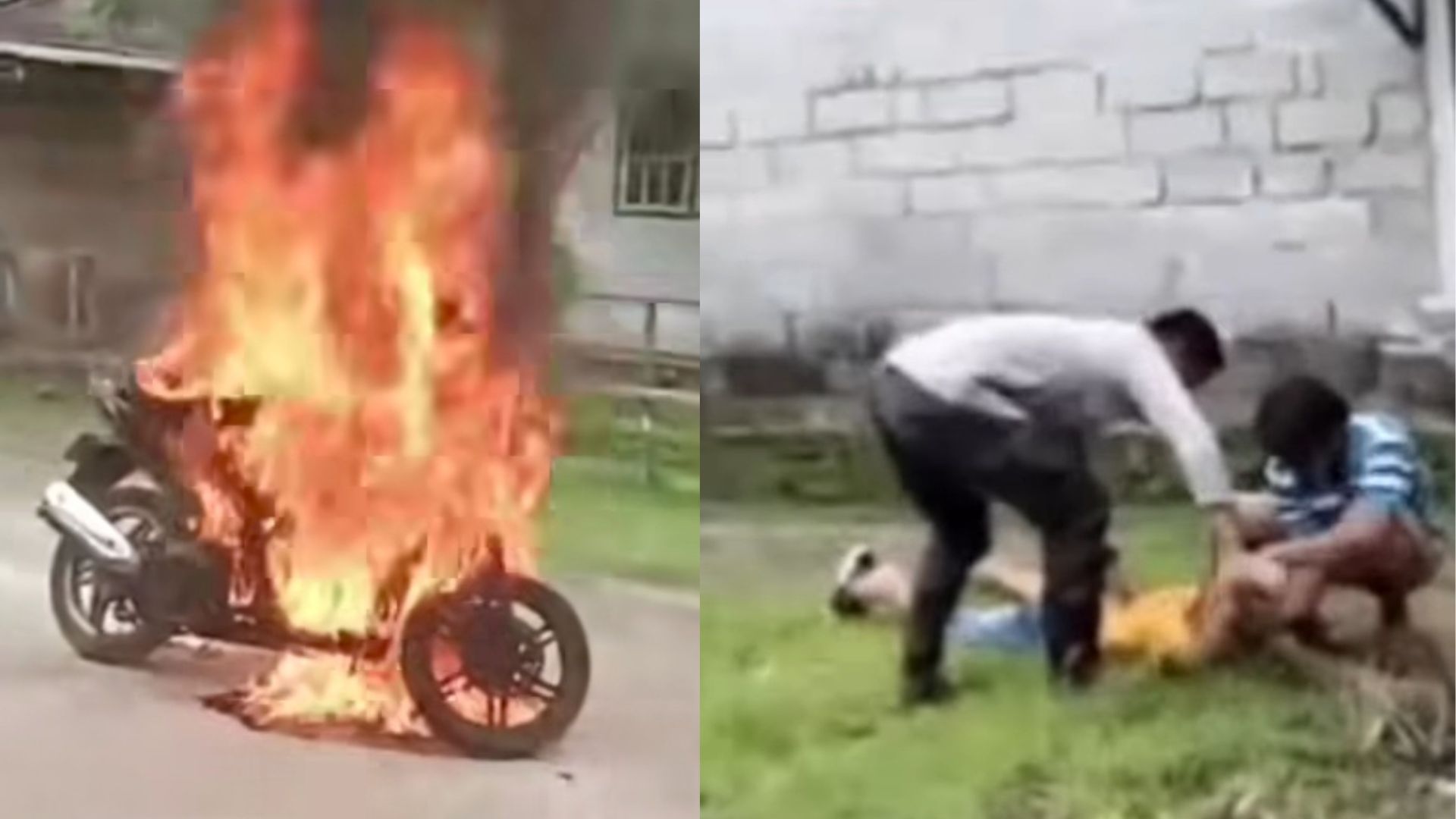 Siswa bakar motor guru SMA di Sumenep.