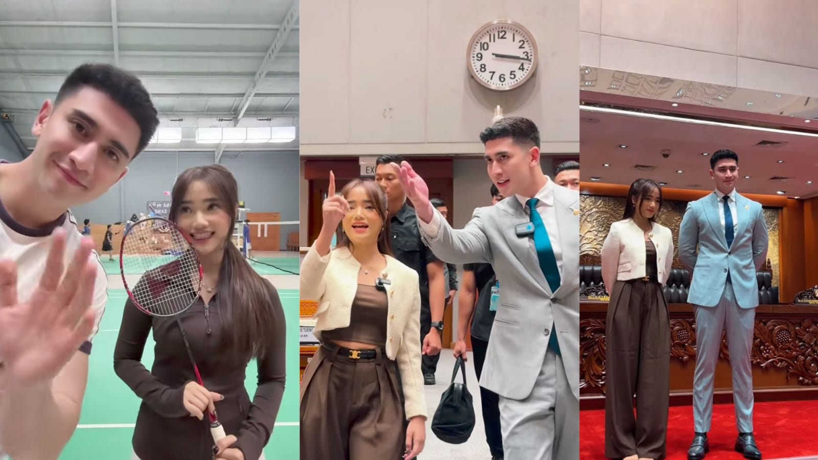 Viral! Verrel Bramasta menhajak Fuji, influencer, ke Gedung DPR RI.