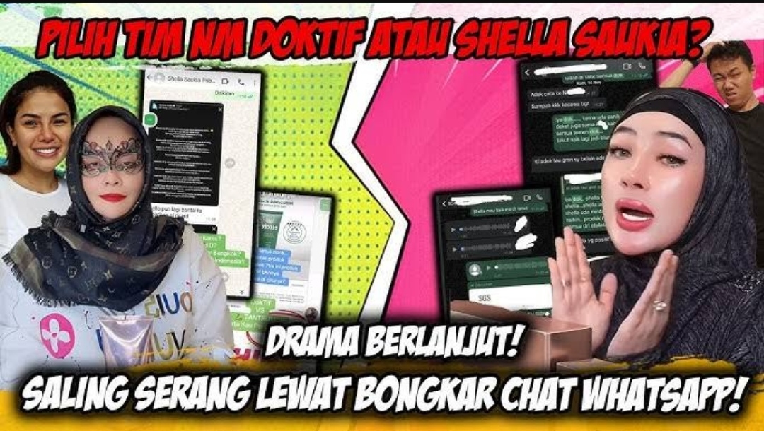 Nikita Mirzani atau disapa Nikmir membela Doktif, sebut Shella Saukia, bos skincare asal Aceh, dengan julukan Rahma Ular.