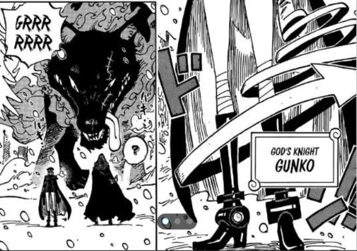 Gunko manipulasi kain jadi senjata di komik One Piece 1136.
