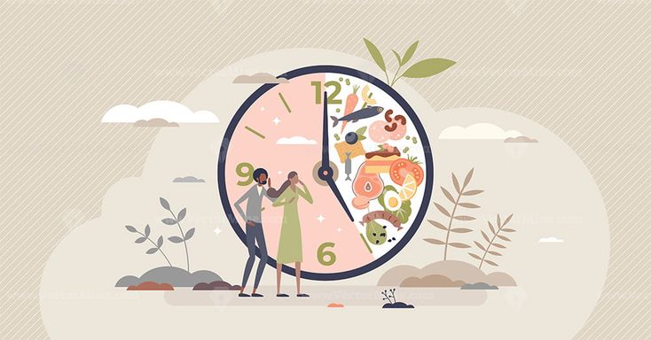 Ilustrasi waktu diet sehat