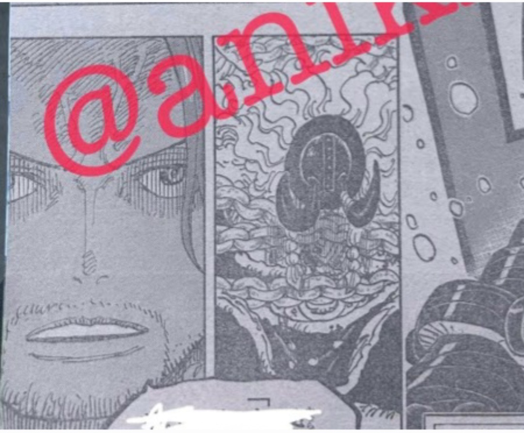 Shamrock dan Loki dalam baca komik One Piece 1137 RAW.