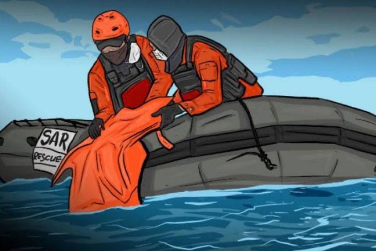 ILUSTRASI TIM SAR EVAKUASI KORBAN
