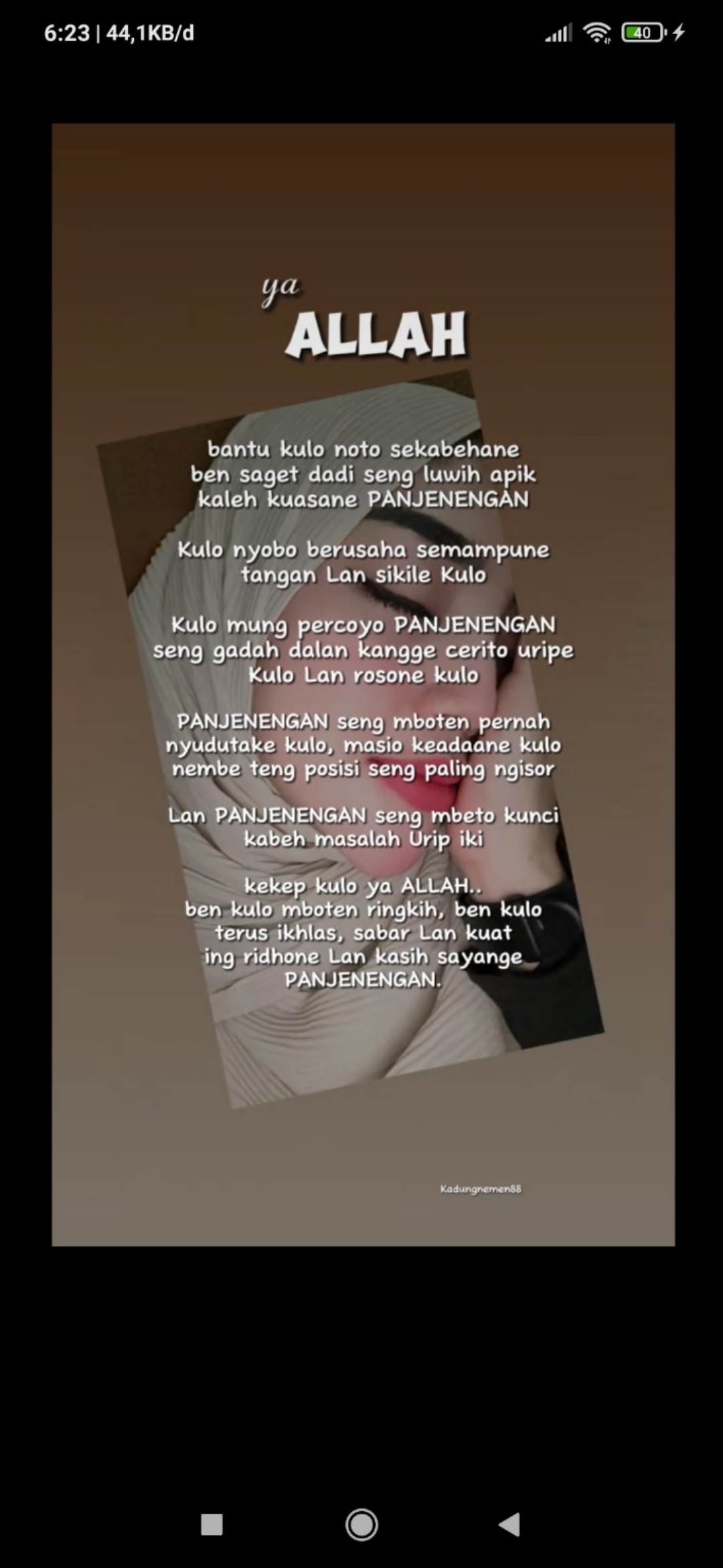 Doa korban viral di media sosial, diunggah sebelum ditemukan jadi korban mutilasi dalam koper di Ngawi.