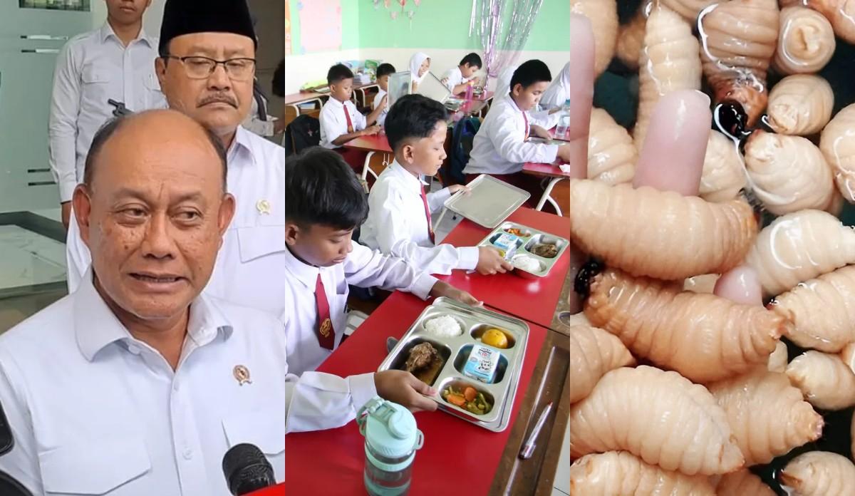 Serangga kaya protein, seperti ulat sagu, bisa jadi menu makan bergizi gratis (MBG) di daerah tertentu, sesuai potensi sumber daya lokal dan kesukaan masyarakat setempat.