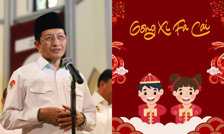 Perayaan Imlek 2576 Kongzili, Menteri Agama Nasaruddin Umar berharap Indonesia semakin maju, makmur, dan penuh kerukunan.