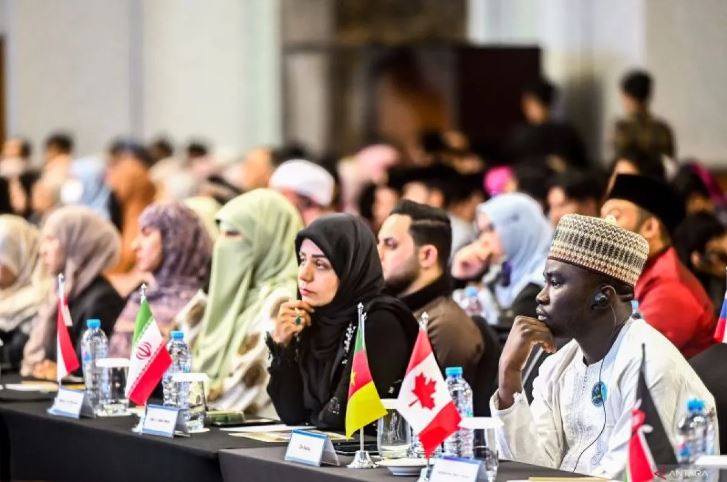 Peserta dari berbagai negara mengikuti Musabaqah Tilawatil Quran (MTQ) Internasional Ke-IV 2025 di Jakarta.
