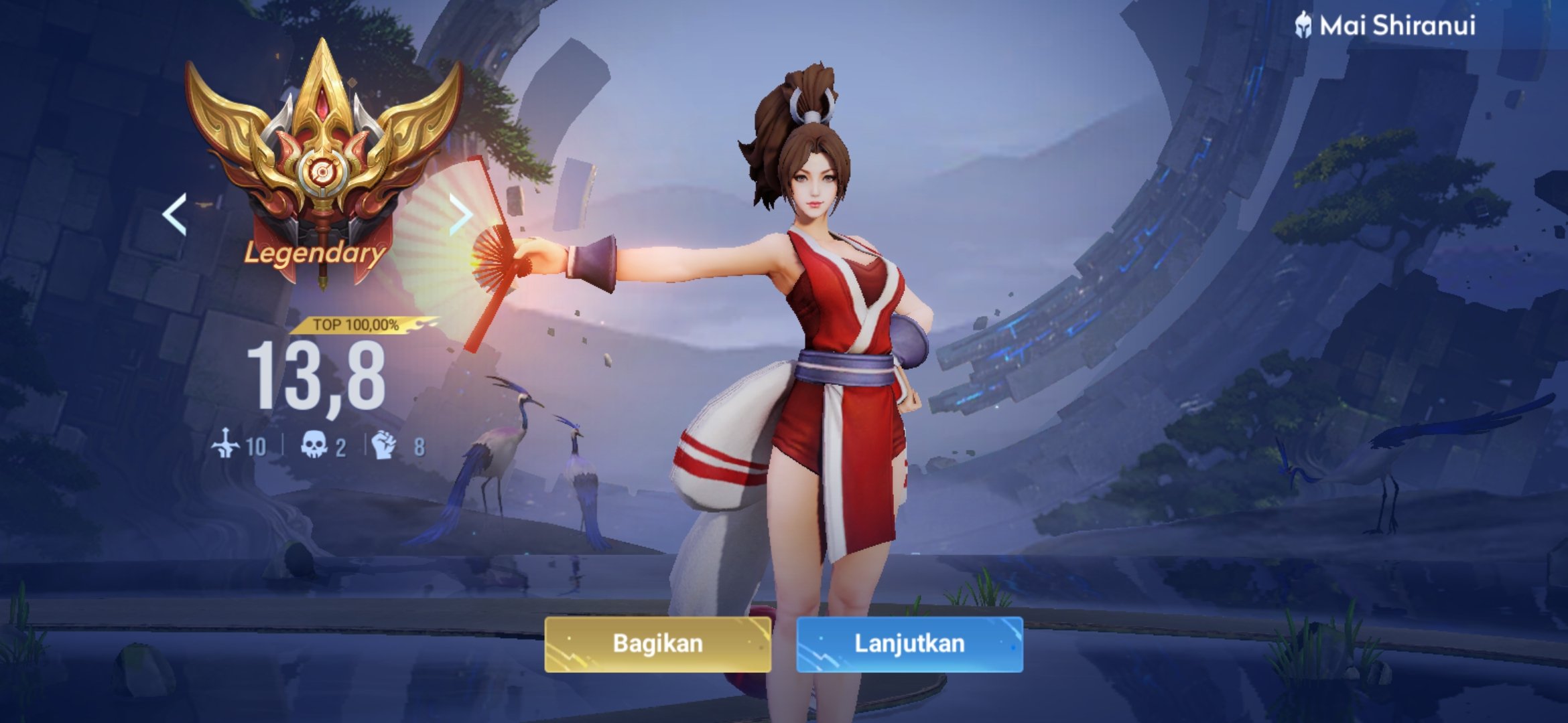 Cara Build Hero Gratis Mai Shiranui Honor Of Kings Februari 2025