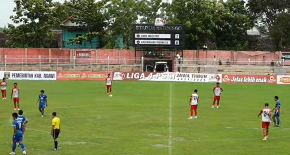Sang Maestro vs Arek Malang dalam match terakhir 16 besar Liga 4 Jatim.
