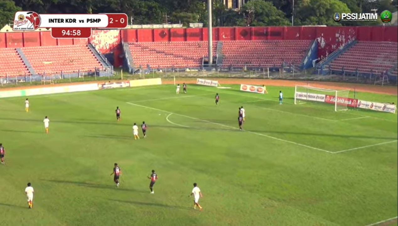 Inter Kediri sukses menang atas PS Mojokerto Putra di match akhir 16 besar Liga 4 Jatim.