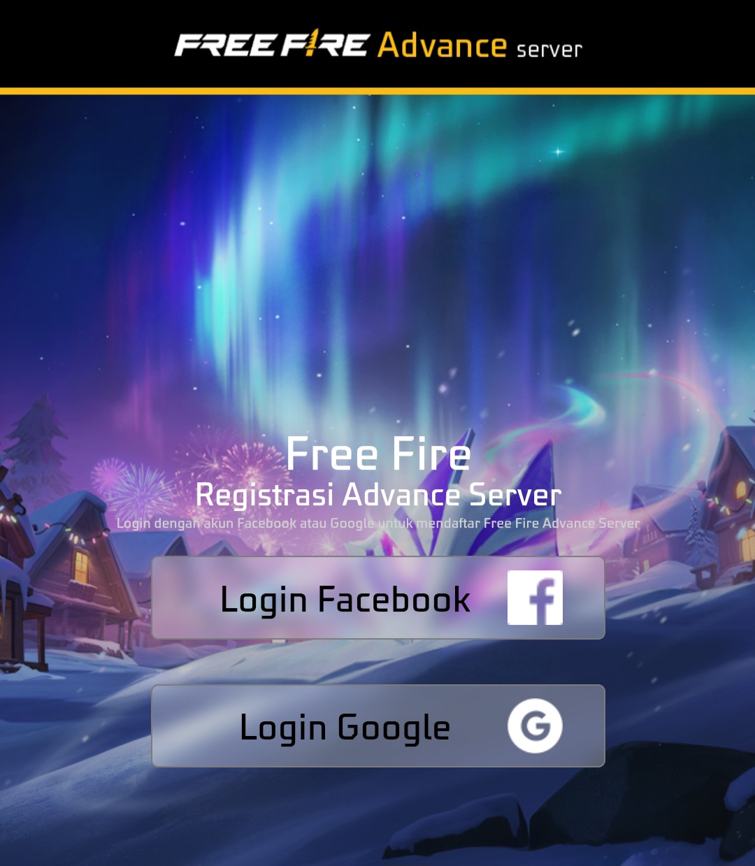 Cara Daftar dan Dapatkan Kode aktivasi Free Fire Advance Server 2025