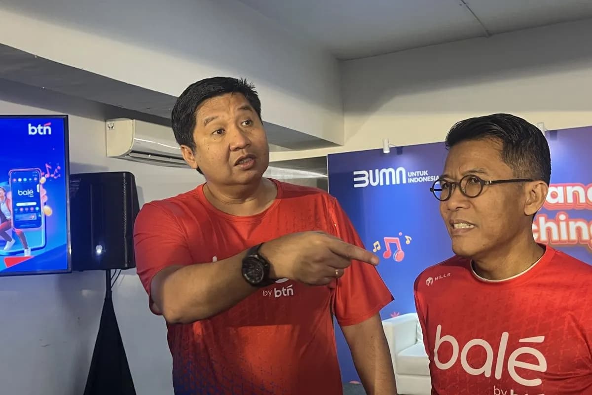 Menteri Perumahan dan Kawasan Permukiman (PKP) Maruarar Sirait dalam konferensi pers acara PT Bank Tabungan Negara (Persero) Tbk. (ANTARA)