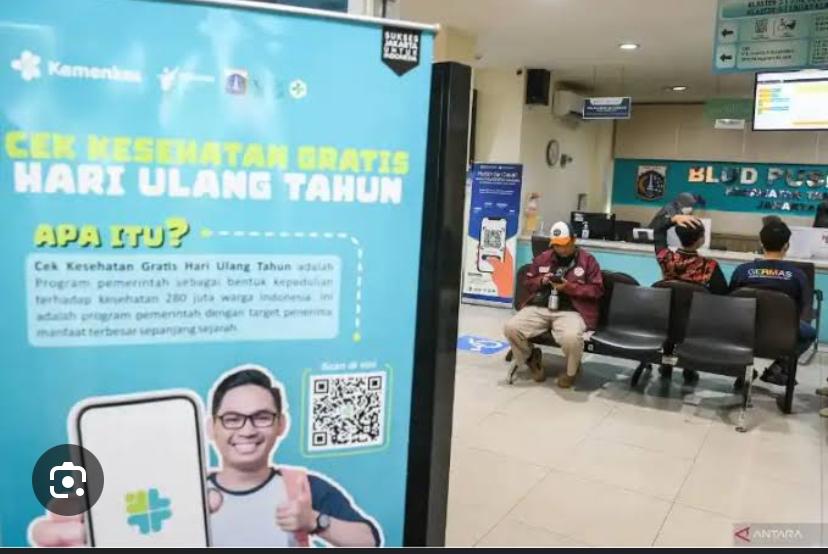 Ilustrasi program Pemeriksaan Kesehatan Gratis