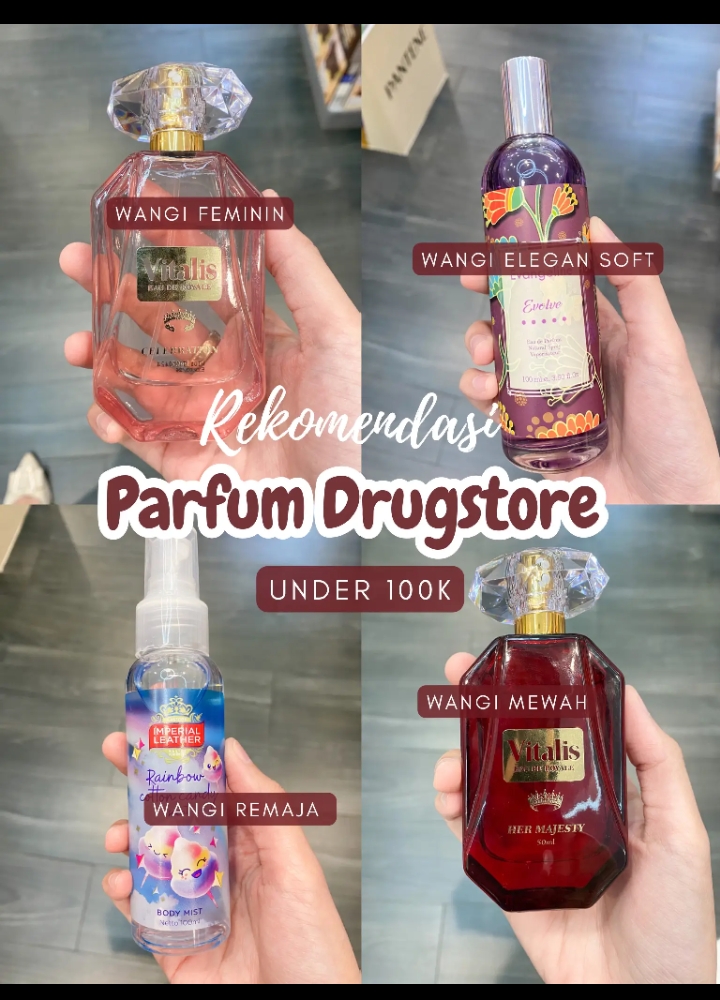 Parfum dengan harga terjangkau dan wangi tahan lama.